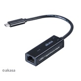 Akasa USB 3.1 C - LAN 10/100/1000Mb/s - 15cm - AK-CBCA07-15BK