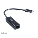 Akasa USB 3.1 C - LAN 10/100/1000Mb/s - 15cm - AK-CBCA07-15BK
