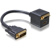 Delock 65057 DVI 25pin apa > DVI 25pin + HDMI anya adapter