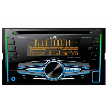 AUD JVC KW-R920BTE 2 DIN, CD-s, USB-s, Bluetooth, RGB háttérvilágítás, autóhifi fejegység