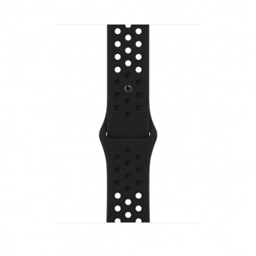Apple Watch 45mm Nike sportszíj - Fekete-fekete 