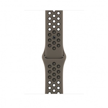 Apple Watch 45mm Nike sportszíj - Olívaszürke-fekete 