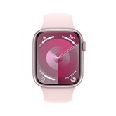 Apple Watch S9 GPS 45mm Pink Alu Case w Light Pink Sport Band - M/L