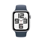 Apple Watch SE3 Cellular 44mm Silver Alu Case w Storm Blue Sport Band - S/M