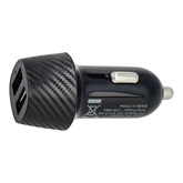 AVAX CC301B CARLY 2x USB A 12W autós töltő, fekete