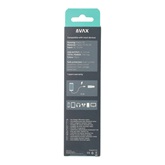AVAX CC301B CARLY 2x USB A 12W autós töltő, fekete