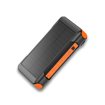 Alcor SD10000 Solar & Dynamo vésztöltő beépített lámpával - narancssárga
