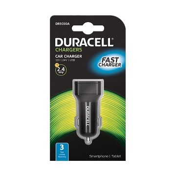 Duracell DR5030A  Single USB 2.4A In-Car Charger