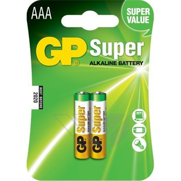 GP Super alkáli AAA ceruzaelem - 2db/csomag