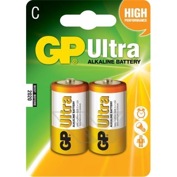 GP Ultra alkáli C baby elem - 2db/csomag
