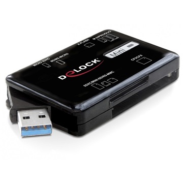 Delock 91719 USB 3.0 Kártyaolvasó All in 1