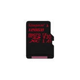 Kingston 128GB SD micro Canvas React (SDXC Class 10 UHS-I U3) (SDCR/128GBSP) memória kártya