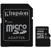 Kingston 32GB SD micro Canvas Select 80R (SDHC Class 10  UHS-I) (SDCS/32GB) memória kártya adapterrel