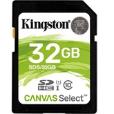 Kingston 32GB SD Canvas Select 80R (SDHC Class 10 UHS-I) (SDS/32GB) memória kártya
