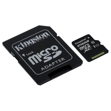 Kingston Micro SDHC 256GB Class10 UHS-I (SDC10G2/256GB)