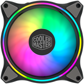 Cooler Master - Case Fan - 12cm - MasterFan MF120 Halo RGB - Fekete - MFL-B2DN-18NPA-R1