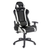 LC Power LC-GC-2 Gaming szék - Fekete/Fehér