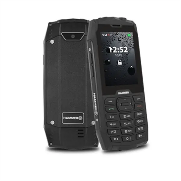 HAMMER 4 2,8" Dual SIM csepp-, por- és ütésálló mobiltelefon - fekete - Javított termék