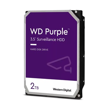 WD 3,5" 2TB SATA3 5400rpm 64MB Purple - WD23PURZ