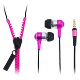 LogiLink HS0022 Zippzár fülhallgató - Rózsaszín