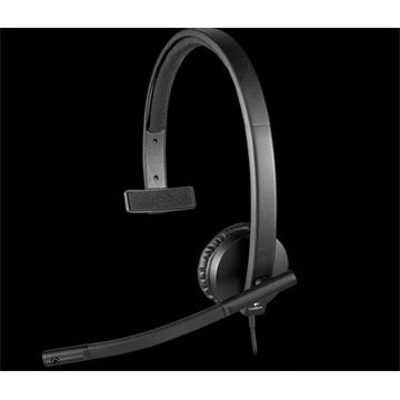 Logitech H570e Mono Headset - Fekete