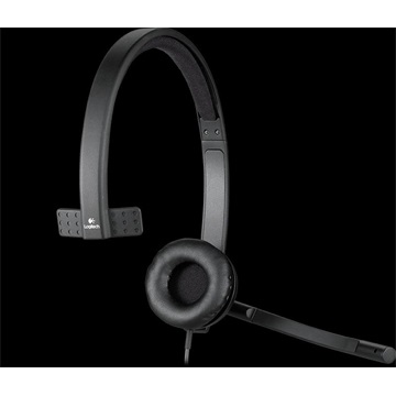 Logitech H570e Mono Headset - Fekete