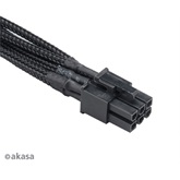 Akasa FLEXA V6 - 6pin VGA tápkábel - 40cm - AK-CBPW07-40BK