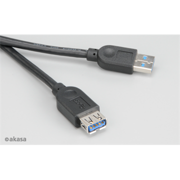 Akasa USB3.0 Type-A™ apa-anya kábel - 150cm -  AK-CBUB02-15BK