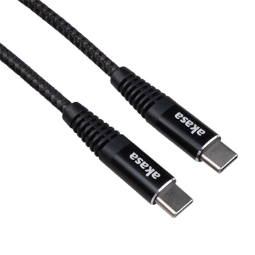 Akasa USB Type-C to Type-C kábel - 100W PD - AK-CBUB54-10BK