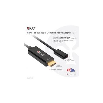 Club3D HDMI to USB Type-C 4K60Hz Active Adapter M/F