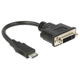 Delock 65564 HDMI miniC - DVI 24+5pin kábel - 0,2m