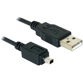 Delock 82113 USB-Bmini 4pin - USB-A apa-apa kamera kábel - 1,5m