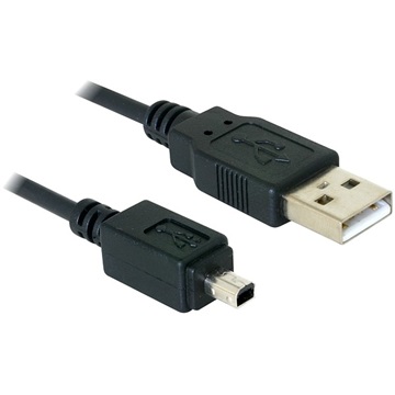 Delock 82113 USB-Bmini 4pin - USB-A apa-apa kamera kábel - 1,5m