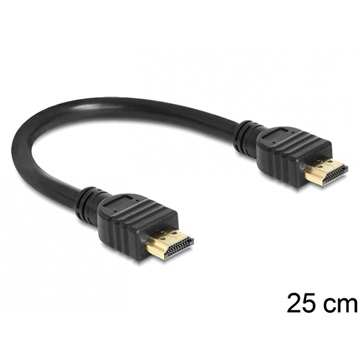 Delock 83352 apa / apa High Speed HDMI A kábel Ethernettel - 0,2m