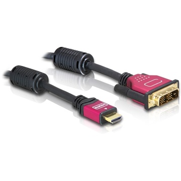 Delock 84342 apa/apa HDMI - DVI átalakító kábel - 1,8m 