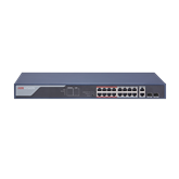 Hikvision 16 Port 100Mbps Long-Range Unmanaged PoE Switch - DS-3E0318P-EB