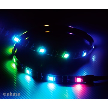 Akasa - Mágneses LED szalag - Vegas MBA - AK-LD07-60RB - 60cm - RGB