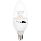 LED Canyon E14 B38 átlátszó gyertya bura 3,3W 250lm 2700K - Meleg fehér