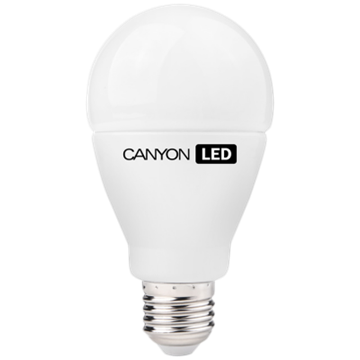 LED Canyon E27 A60 tejfehér körte bura 12W 1055lm 2700K - Meleg fehér