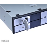 Akasa - belső mobil rack - Lokstor M22 - 4 x 2,5" SSD/HDD - AK-IEN-02
