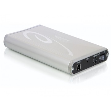 Delock 42478 3,5" SATA HDD USB 3.0 külső aluminium ház