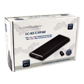 LC Power Külső ház - USB 3.1 Type C - M.2 SSD - LC-M2-C-NVME