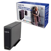 LogiLink NS0045 3,5" SATA HDD Gigabit LAN NAS szerver külső ház