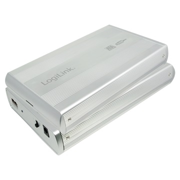 LogiLink UA0082A 3,5" SATA HDD USB2.0 külső ház - Ezüst