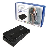 LogiLink UA0107 3,5" SATA HDD USB3.0 külső aluminium ház - Fekete