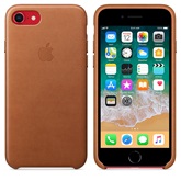Apple Iphone 8/7 bőrtok - Vörösesbarna