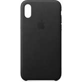 Apple Iphone X bőrtok - Fekete