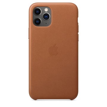 Apple iPhone 11 Pro bőrtok - Vörösesbarna