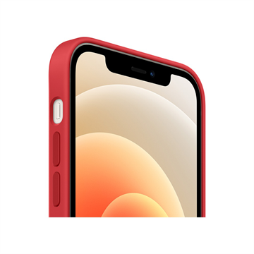 Apple iPhone 12/12 Pro Magsafe rögzítésű szilikon tok - (PRODUCT)RED