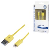 LogiLink UA0201 Apple® Lightning USB csatlakozó kábel - 1m - Sárga
